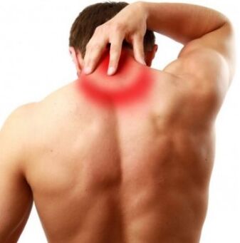 Symptome der Halswirbelsäule -Osteochondrose